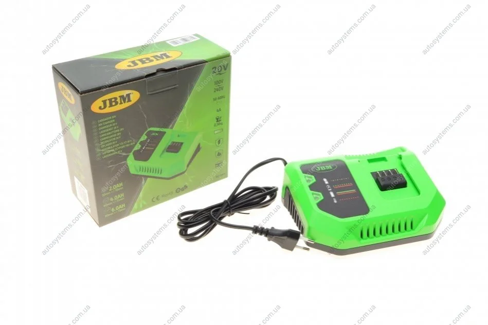 Зарядний пристрій для акумуляторів (20v-4A) Jbm 60016 (фото 1)