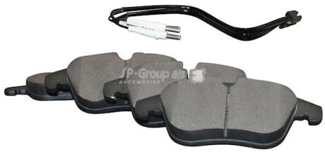 Тормозные колодки дисковые передние, комплект JP GROUP 3163600610