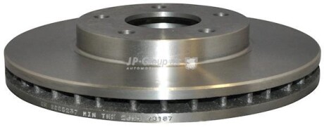 Тормозной диск передний вентилируемый JP GROUP 4063100700