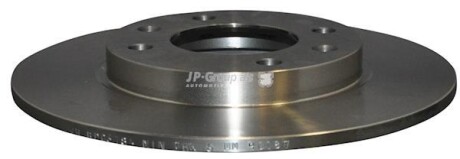 Тормозной диск задний невентилируемый JP GROUP 4163201400