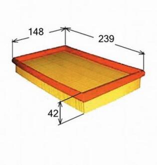 Воздушный фильтр JS ASAKASHI A9404