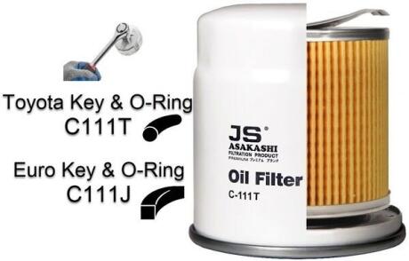 Масляный фильтр JS ASAKASHI C111T