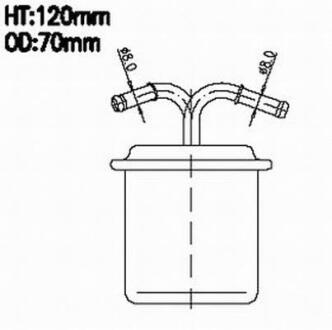 Топливный фильтр JS ASAKASHI FS317J