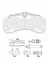 Тормозные колодки (комплект на ось) Jurid 2924605390 (фото 1)