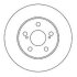 Тормозной диск передний вентилируемый Jurid 561822JC (фото 1)