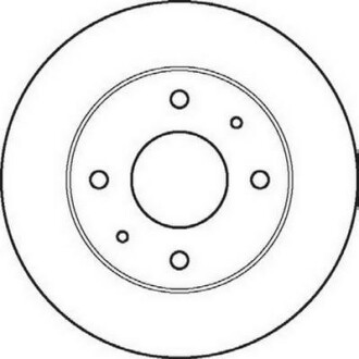 Тормозной диск передний вентилируемый Jurid 561861JC