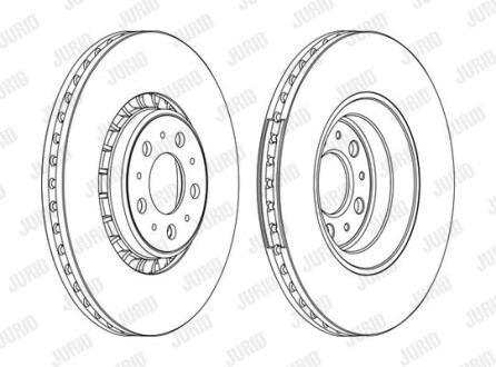 Тормозной диск Jurid 562217JC-1