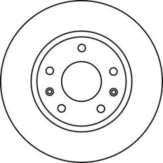 Тормозной диск передний вентилируемый Jurid 562225JC