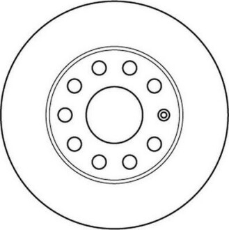 Тормозной диск задний невентилируемый Jurid 562238J