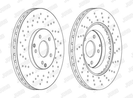 Тормозной диск Jurid 562354JC-1