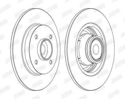 Тормозной диск Jurid 562374J-1