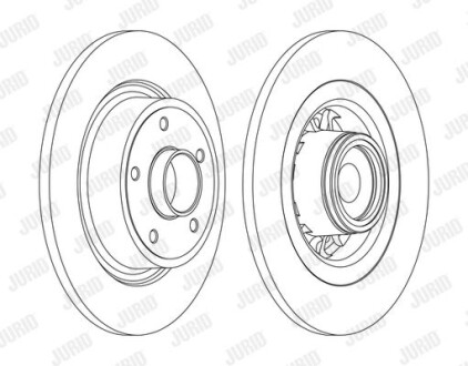 Тормозной диск Jurid 562378J-1