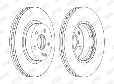 Тормозной диск Jurid 562386JC-1