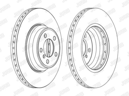 Тормозной диск Jurid 562401JC-1