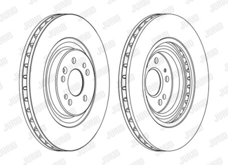 Тормозной диск Jurid 562402JC-1
