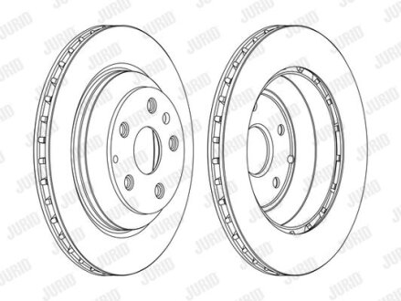 Тормозной диск Jurid 562513JC-1