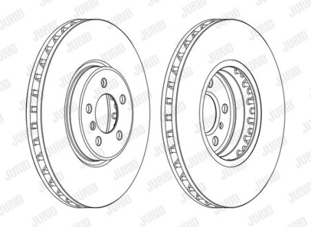 Тормозной диск Jurid 562522JC-1