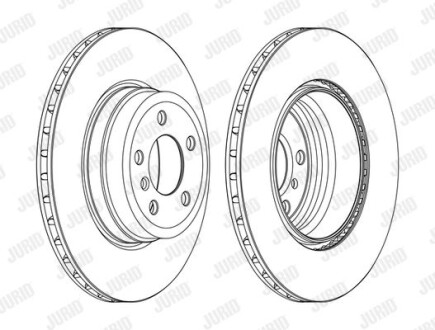 Диск тормозной Jurid 562523JC-1
