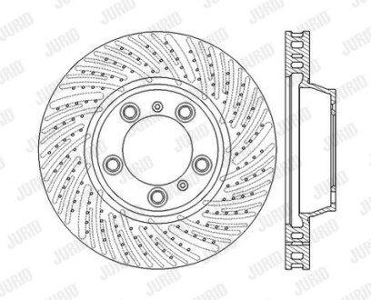 Тормозной диск Jurid 562589JC-1