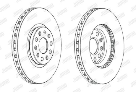 Тормозной диск Jurid 562688JC-1
