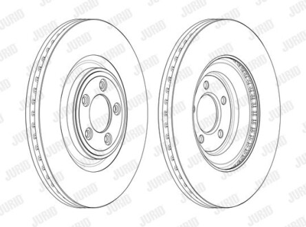 Тормозной диск Jurid 562692JC-1