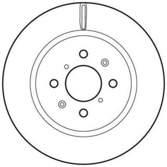 Тормозной диск передний вентилируемый Jurid 562699JC