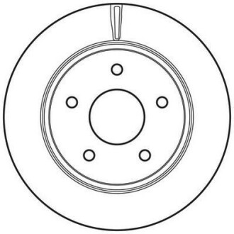 Тормозной диск передний вентилируемый Jurid 562707JC
