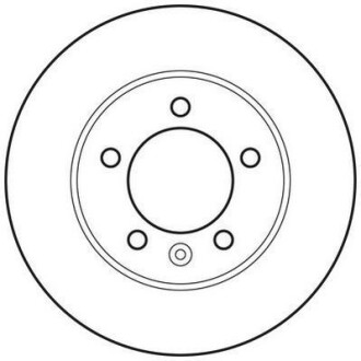 Тормозной диск задний невентилируемый Jurid 562714JC