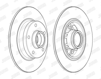 Тормозной диск Jurid 562732J-1