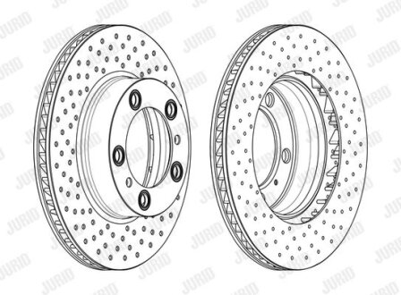 Тормозной диск Jurid 562850JC-1