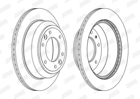 Тормозной диск Jurid 563007JC