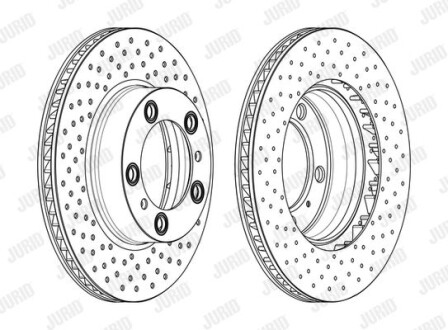 Тормозной диск Jurid 563015JC-1