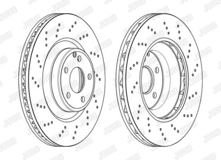 Тормозной диск Jurid 563016JC-1