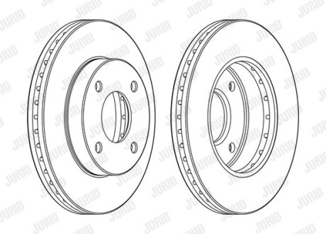 Тормозной диск Jurid 563107JC