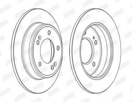 Тормозной диск Jurid 563110JC