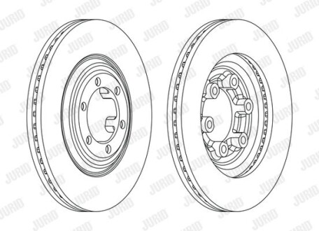 Тормозной диск Jurid 563111JC