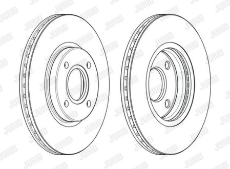 Тормозной диск Jurid 563115JC