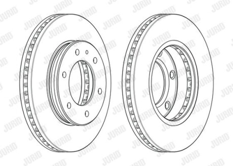 Тормозной диск Jurid 563116JC-1