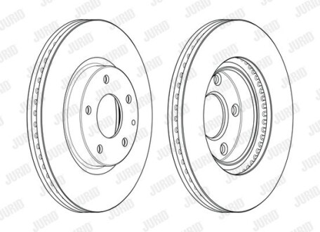 Тормозной диск Jurid 563117JC
