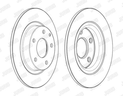 Тормозной диск Jurid 563131JC