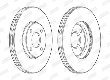 Тормозной диск Jurid 563132JC