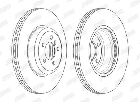 Тормозной диск Jurid 563133JC-1