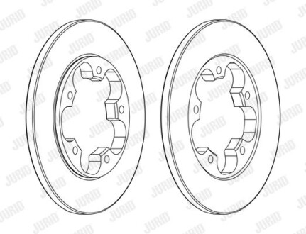 Тормозной диск Jurid 563138JC