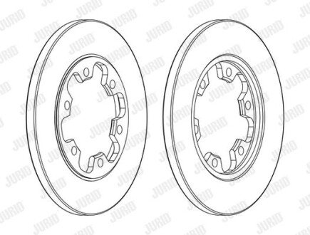 Тормозной диск Jurid 563139JC