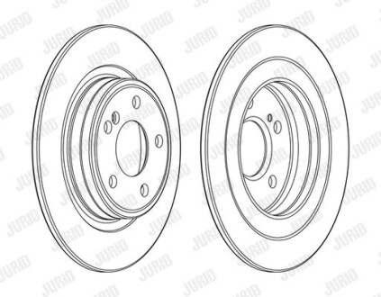 Тормозной диск Jurid 563140JC