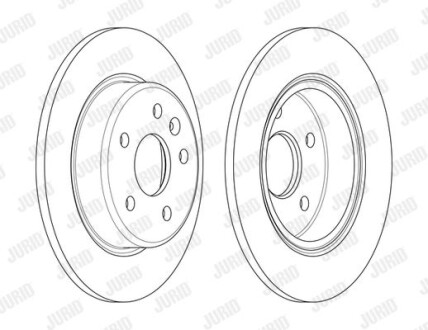 Тормозной диск Jurid 563143JC
