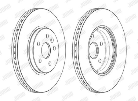 Тормозной диск Jurid 563145JC