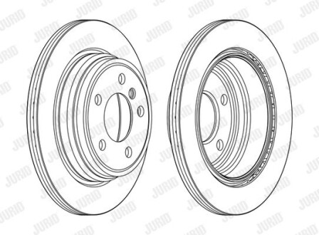 Тормозной диск Jurid 563153JC