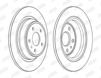 Тормозной диск Jurid 563155JC