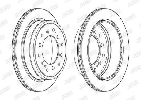 Тормозной диск Jurid 563157JC